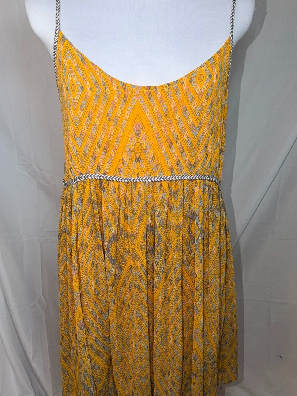 Free People "Periscopes in the Sky" Printed Babydoll Dress - Picture 2 of 13